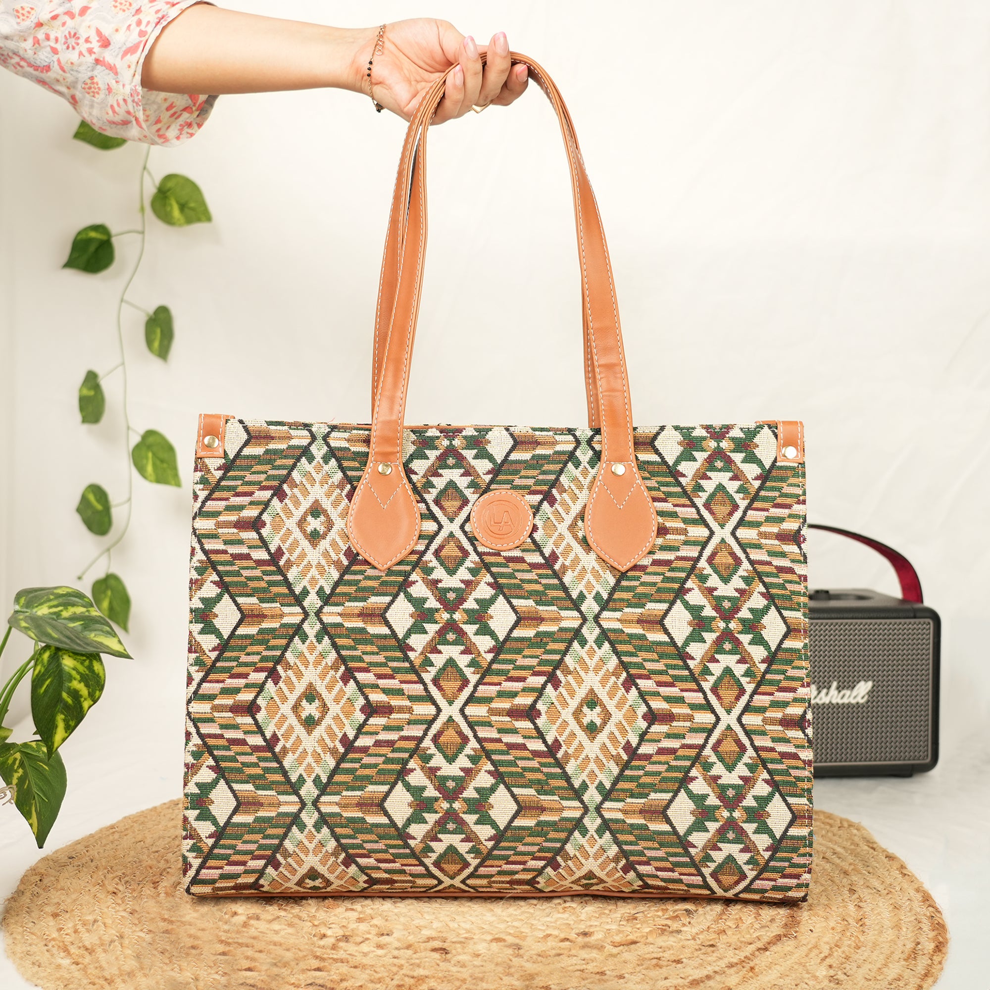 Box Tote: Green